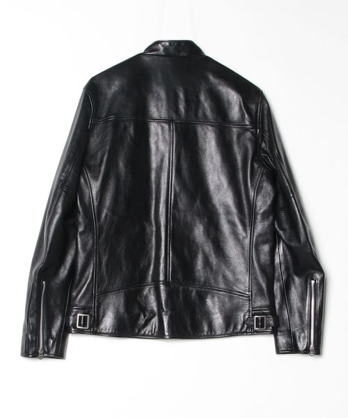 「Schott」 DOUBLE BREAST RIDERS レザーブルゾン L ブラック メンズ_画像2