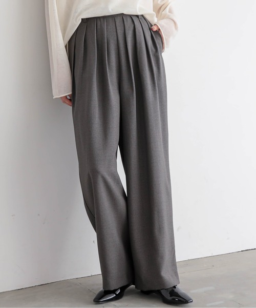 for/c（フォーシー） ワイドパンツ スラックス パンツ 「セットアップ