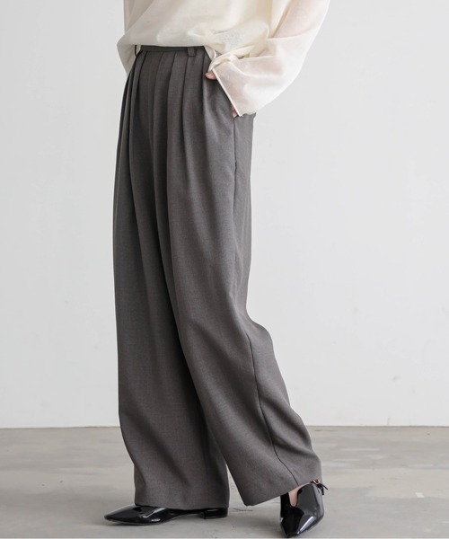 for/c（フォーシー） ワイドパンツ スラックス パンツ 「セットアップ