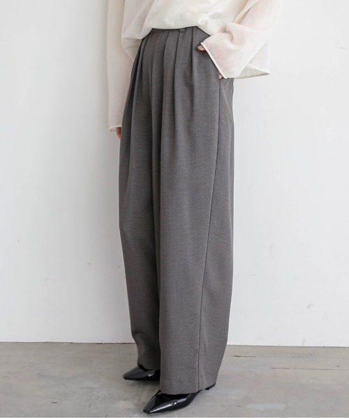 for/c（フォーシー） ワイドパンツ スラックス パンツ 「セットアップ