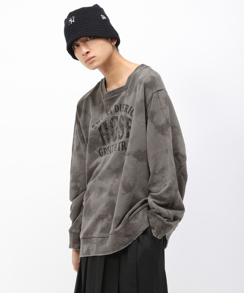 「Anui」 スウェットカットソー MEDIUM グレイッシュベージュ レディース_画像8