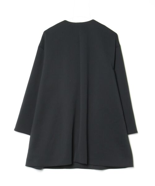 「UNITED ARROWS」 ノーカラージャケット 38 ブラック レディース_1