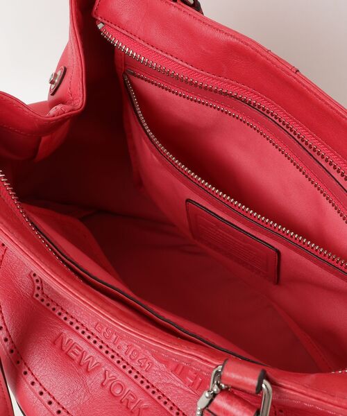 COACH（コーチ） ハンドバッグ - レッド レディース : ZOZOTOWN Yahoo