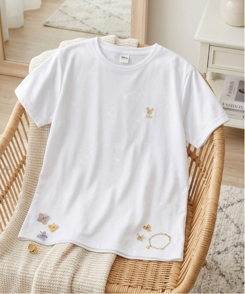 Disney（ディズニー） tシャツ 「DISNEY/ディズニー」胸ワンポイント