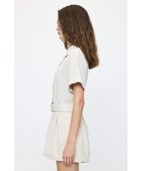 MOUSSY（マウジー） オールインワン BELTED SHORT SLEEVE ジャンプ
