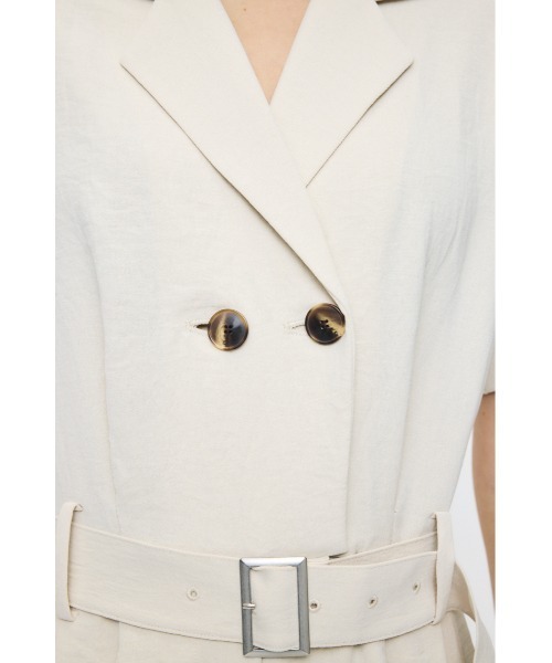 MOUSSY（マウジー） オールインワン BELTED SHORT SLEEVE ジャンプ