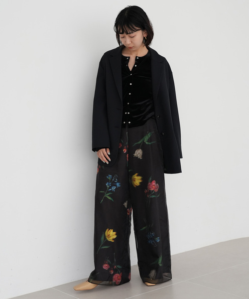 「SLOBE IENA」 パンツ 38 ブラック レディースの画像