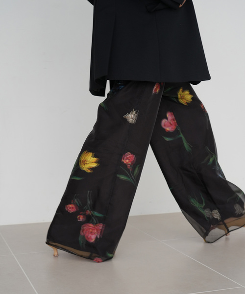 「SLOBE IENA」 パンツ 38 ブラック レディースの画像