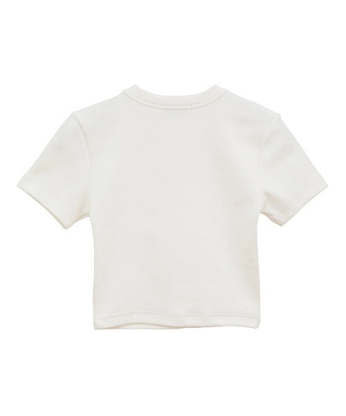 CLANE ロゴT 人気完売Tシャツ ホワイト CLANE（クラネ） tシャツ CLANE/クラネ/LOGO CROPPED TIGHT TEE