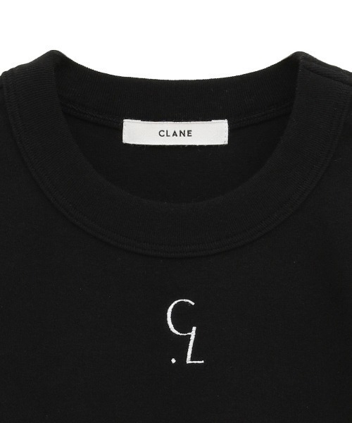 CLANE（クラネ） tシャツ CLANE/クラネ/LOGO CROPPED TIGHT TEE