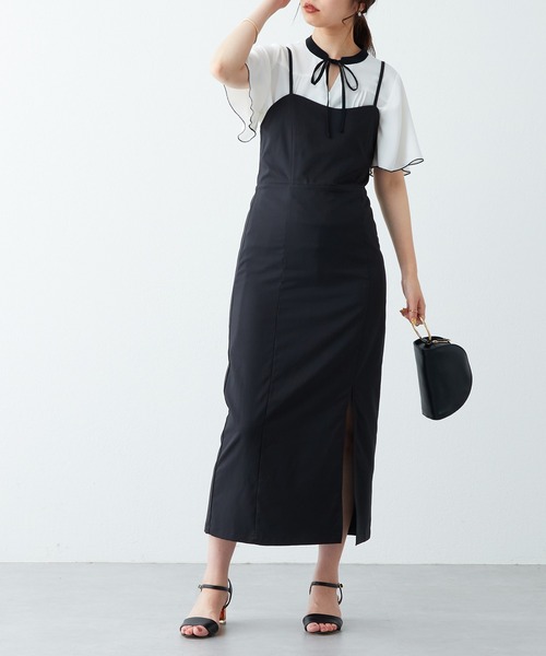 「natural couture」 半袖ブラウス FREE グレイッシュベージュ レディース_画像7