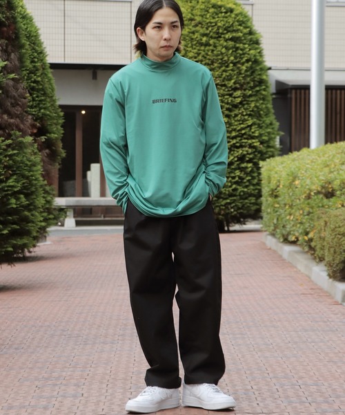 BRIEFING（ブリーフィング） 長袖Tシャツ X-LARGE ベージュ メンズ