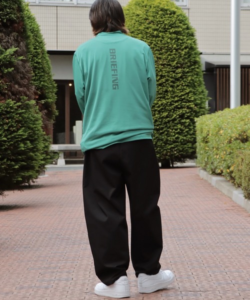BRIEFING（ブリーフィング） 長袖Tシャツ X-LARGE ベージュ メンズ