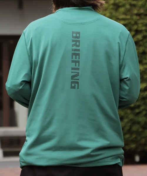 BRIEFING（ブリーフィング） 長袖Tシャツ X-LARGE ベージュ メンズ