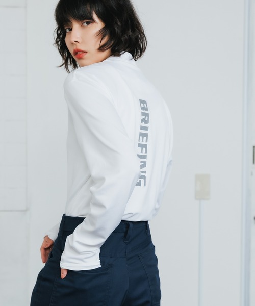 BRIEFING（ブリーフィング） 長袖Tシャツ X-LARGE ベージュ メンズ