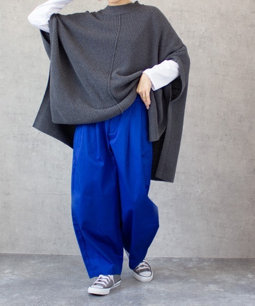 「SELECT LEVERY」 チノパンツ MEDIUM グレー レディース_画像4
