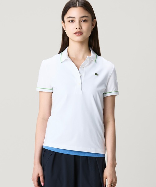 LACOSTE（ラコステ） ポロシャツ ポロ カラー＆カフスラインスリム