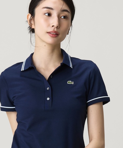 LACOSTE（ラコステ） ポロシャツ ポロ カラー＆カフスラインスリム