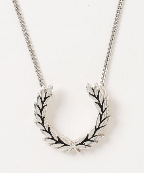 「FRED PERRY」 ネックレス ONE SIZE シルバー レディース