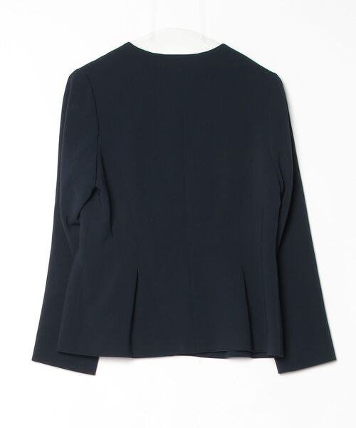 「Demi-Luxe BEAMS」 ジャケット 38 ネイビー レディース_画像2