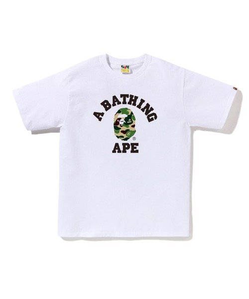 tシャツ ABC CAMO COLLEGE TEE メンズ レディースの画像