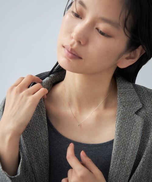 ネックレス 「レイヤー」 K10YG ネックレス ダイヤモンド レディースの画像