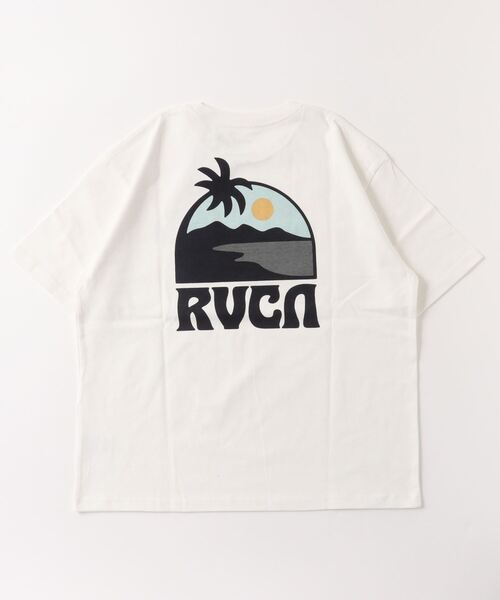 「RVCA」 半袖Tシャツ LARGE ホワイト メンズ_画像2
