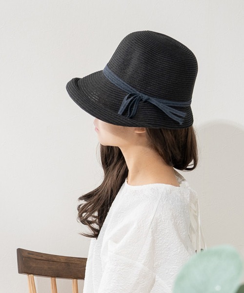 MKD.ZAKKA 麦わら帽子 帽子 ハット uvカット 紫外線カット レディース