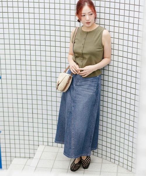 coca（コカ） ロング スカート 夏 「伊藤千晃様着用」＼接触冷感/通気
