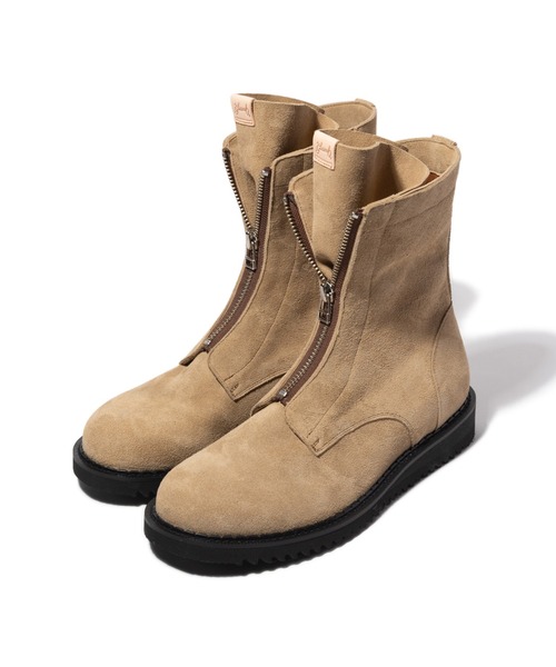 glamb（グラム） ワーク ブーツ Double Zip Combat Boots / ダブル