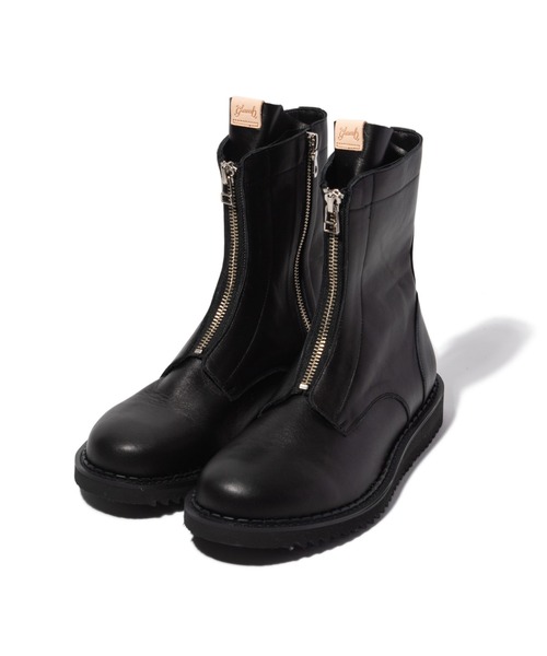 glamb（グラム） ワーク ブーツ Double Zip Combat Boots / ダブル