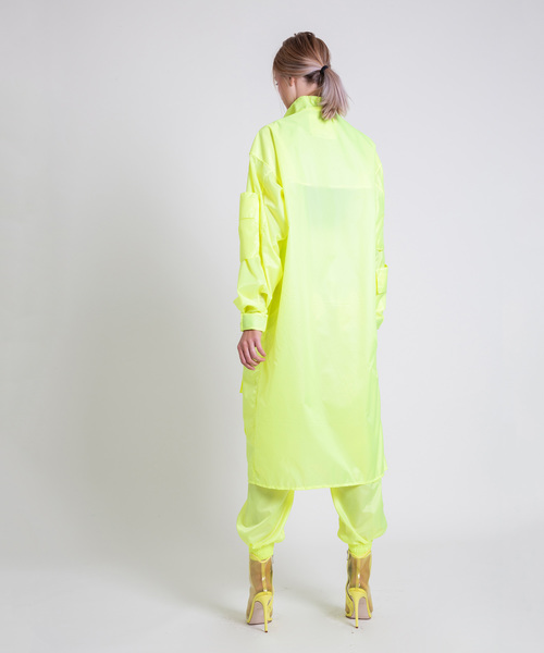 ブルゾン ジャンバー THE HIGHLIGHTER YELLOW M-65 TRENCH レディースの画像