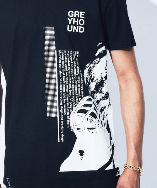 5351 POUR LES HOMMES tシャツ グレイハウンド 半袖Tシャツ メンズ