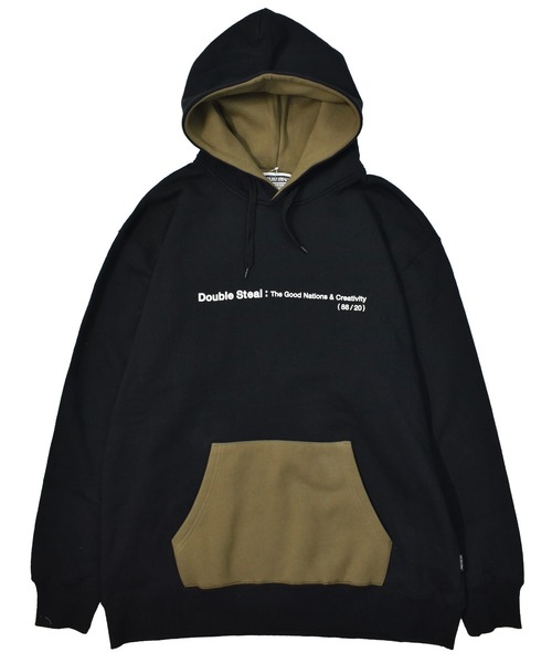DOUBLE STEAL（ダブルスティール） パーカー Switching Hood 裏起毛 