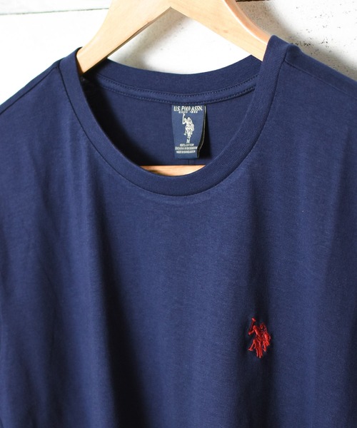 U.S. POLO ASSN. tシャツ 「69」「U.S. ASSN.」ワンポイント刺繍 半袖 