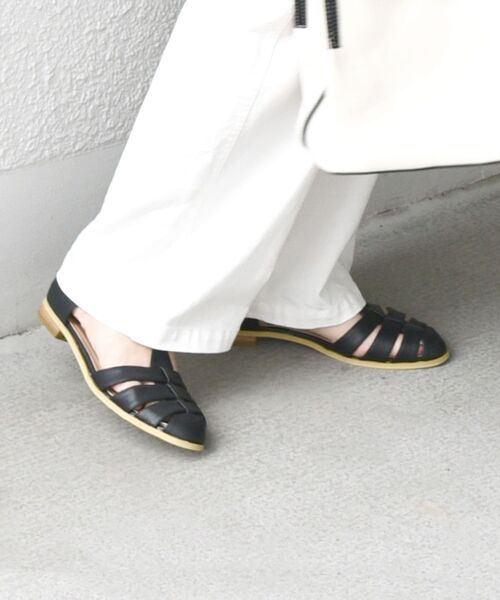 【新品】SHIPS any別注 ROVERETO グルカサンダル ホワイト Ｍ ROVERETO サンダル 【SHIPS any別注】ROVERETO: グルカ サンダル