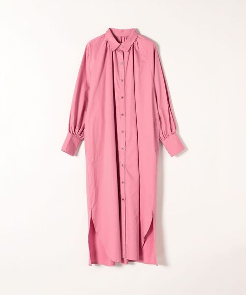 SHIPS any ワンピース シャツワンピース any:〈ウォッシャブル