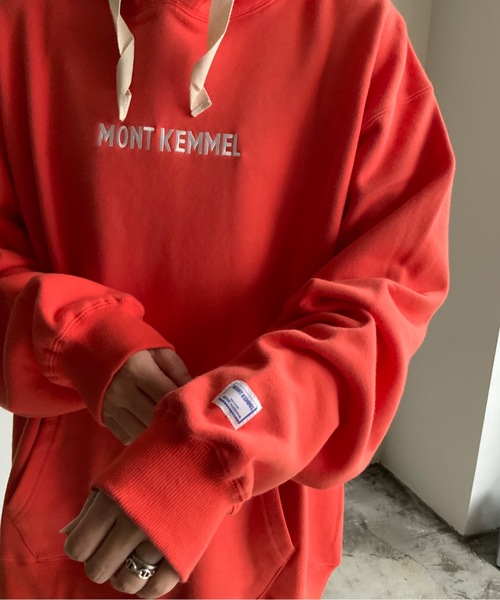 パーカー ST: MONT KEMMEL LOGO PRINT HOODY モンケメル ロゴパーカー レディース メンズ MONT KEMMEL パーカー ST: LOGO PRINT HOODY モンケメル ロゴ
