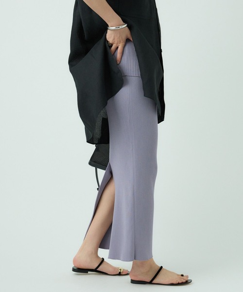 Chaos（カオス） スカート /16Gインプレリブニット タイトロング