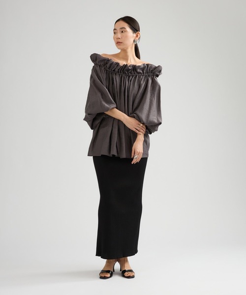 Chaos（カオス） スカート /16Gインプレリブニット タイトロング