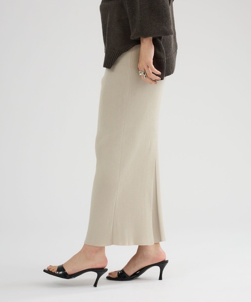 Chaos（カオス） スカート /16Gインプレリブニット タイトロング