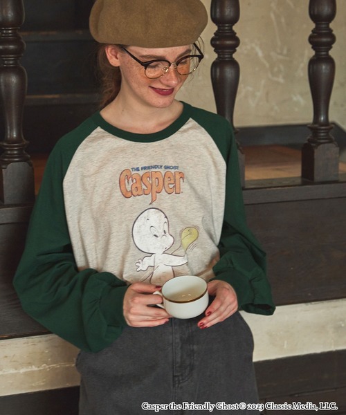 tシャツ 「CASPER」別注 ヴィンテージ加工キャラクタープリント