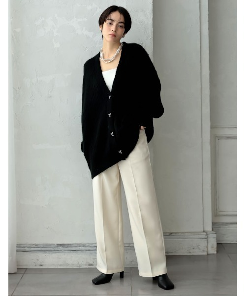 MEIAS メイアス WOOL SMOOTH カーディガン ニット MEIAS WOOL SMOOTH WIDE CARDIGAN | niki