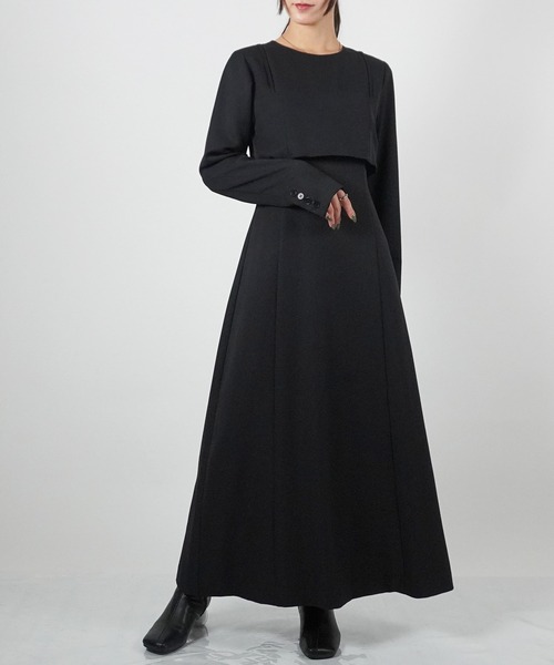 AULA ワンピース 「AULA」レイヤードルックドレス : ZOZOTOWN AULA ワンピース 「AULA」レイヤードルックドレス : ZOZOTOWN