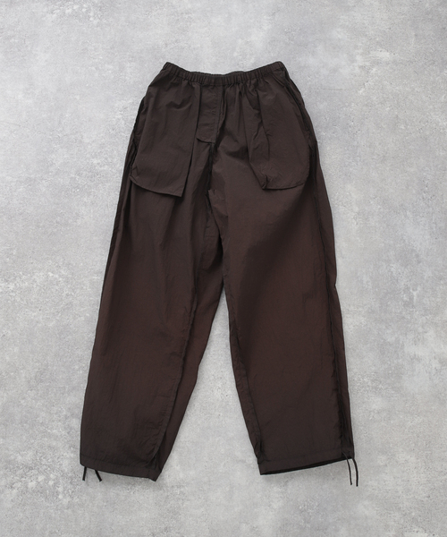 EDIFICE パンツ 「ATON / エイトン」HAND DYED NYLON OVER PANTS