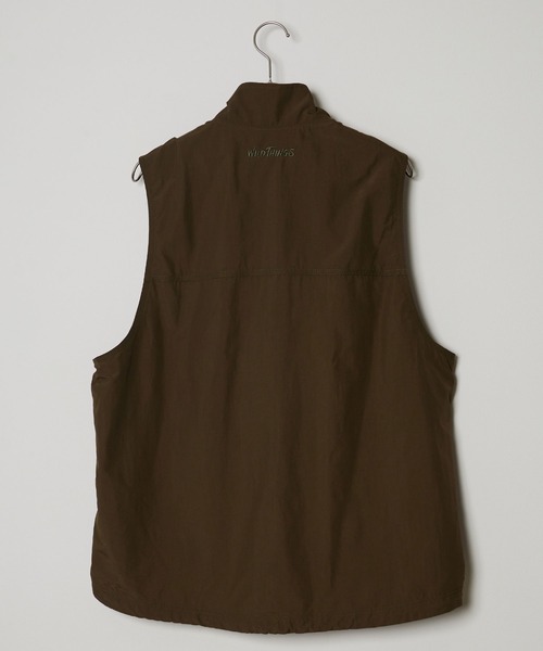 【WILD THINGS】 Nylon Utility Vest カーキ S WILD THINGS ベスト ジレ THINGS/ワイルドシングス UTILITY VEST