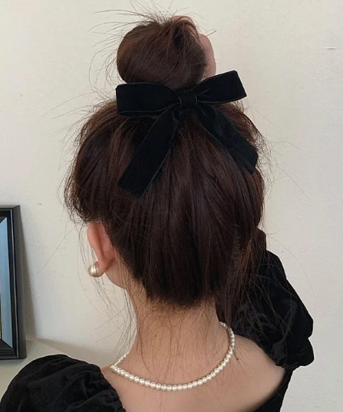 TONE SELECT GOODS シュシュ 「float」ベロア ベルベット ロング