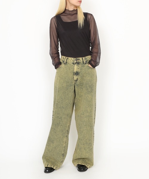 PUNYUS（プニュズ） ジーンズ デニム デニムパンツ オーバーダイデニム