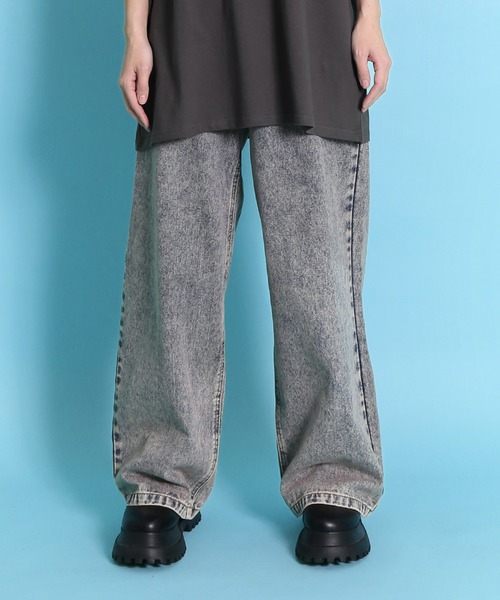 PUNYUS（プニュズ） ジーンズ デニム デニムパンツ オーバーダイデニム