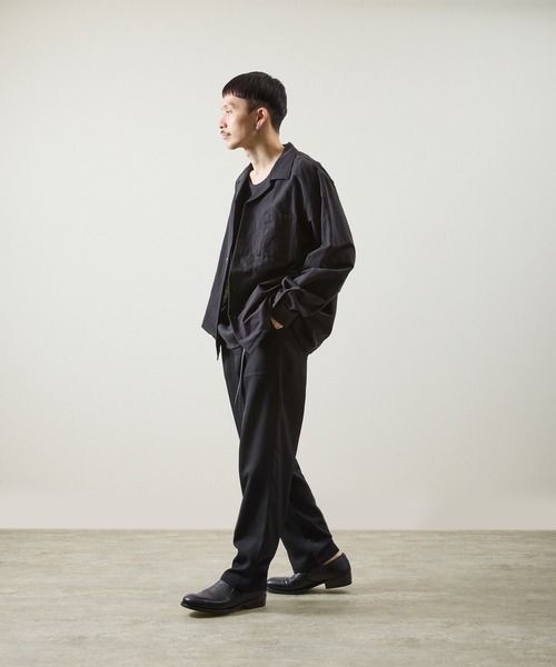 And A（アンドエー） シャツ アンドエー / COTTON / LINEN OPEN COLLAR